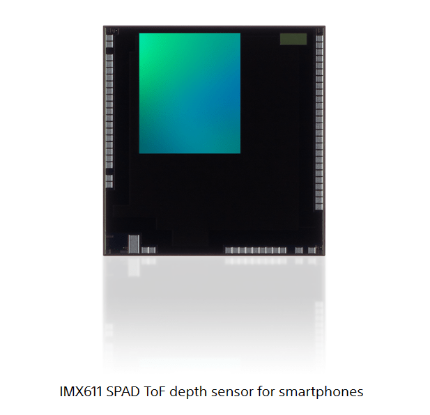 智能手机:索尼发布 IMX611 智能手机 SPAD ToF 景深传感器